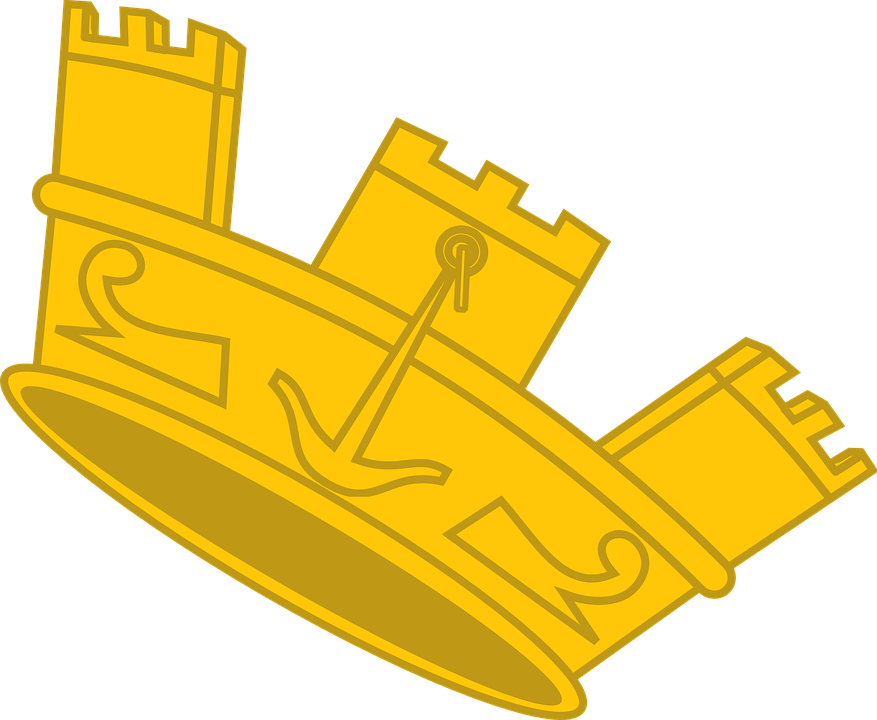 Cartoon Crown 17, Buy Clip Art - Tilted Cartoon Crown (877x720)