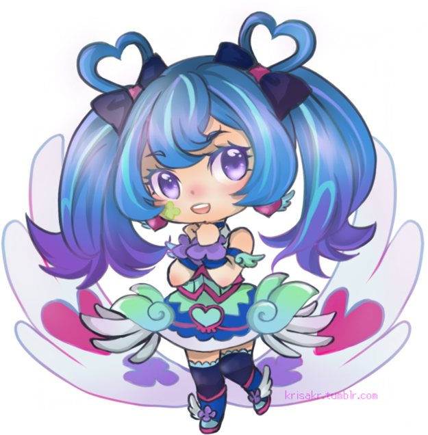 Blue Angel ✨ Yugioh Vrains - Cartoon (640x640)