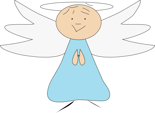 رسم ملاك كليب ارت (512x375)