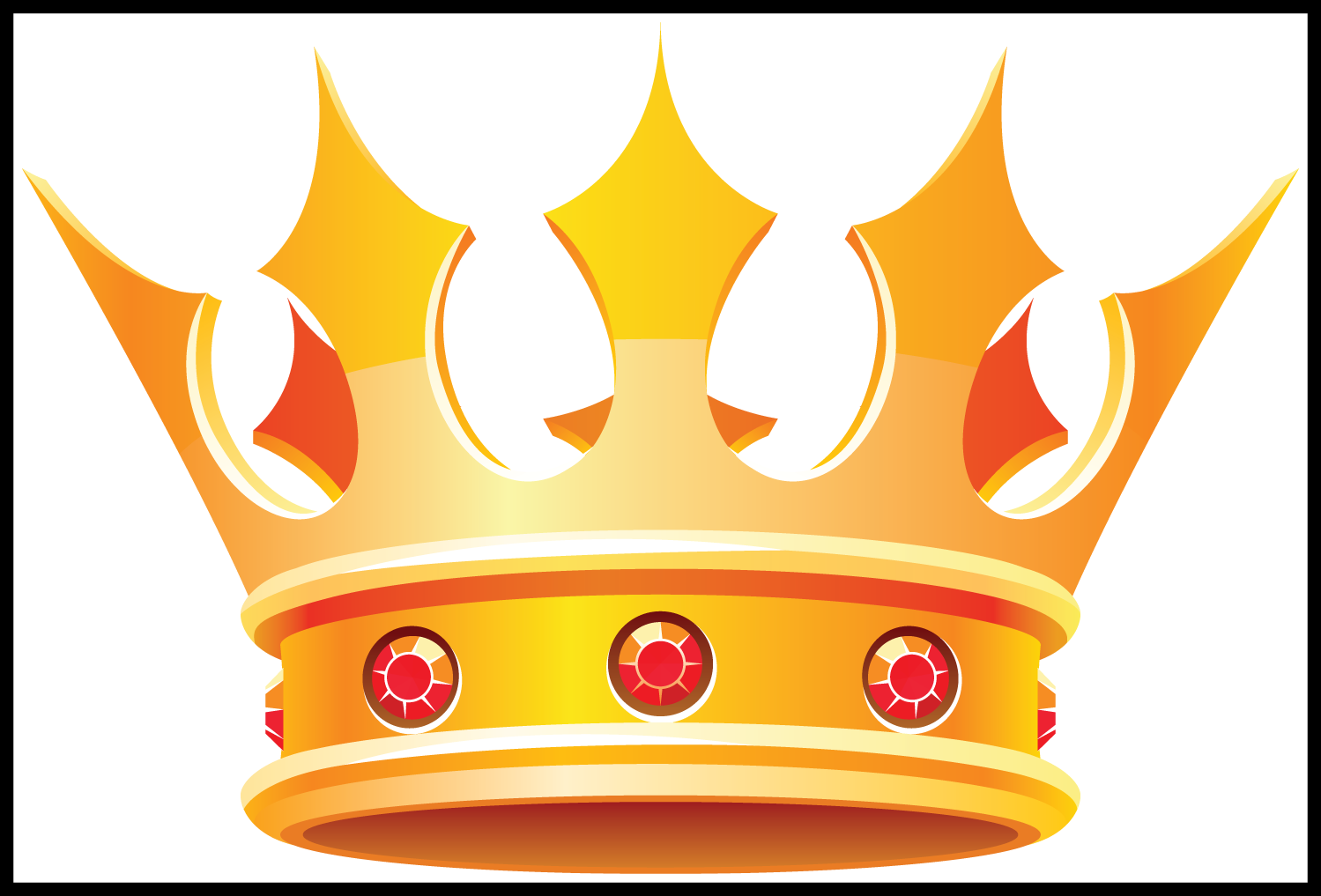 Gold Crowns Gold Crowns Clipart Awesome Crown Clip - King And Queen Crowns Clipart (1499x1017)