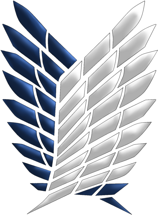 Angel Wings Logo Free Download Clip Art Free Clip Art - Attack On Titan Logo (800x800)