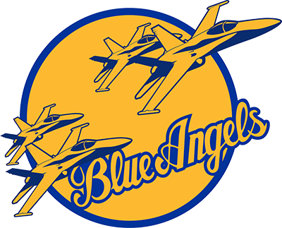 Blue Angels T-shirt - Blue Angels (400x323)