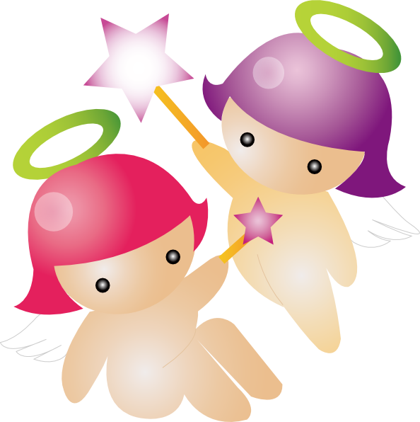 Little Angels Clip Art (594x596)