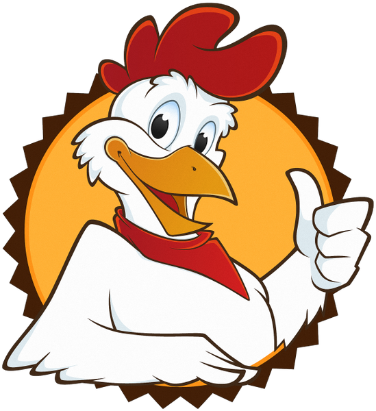 Fried Chicken Chicken As Food Clip Art - Imagenes De Pollos De Caricatura (570x600)
