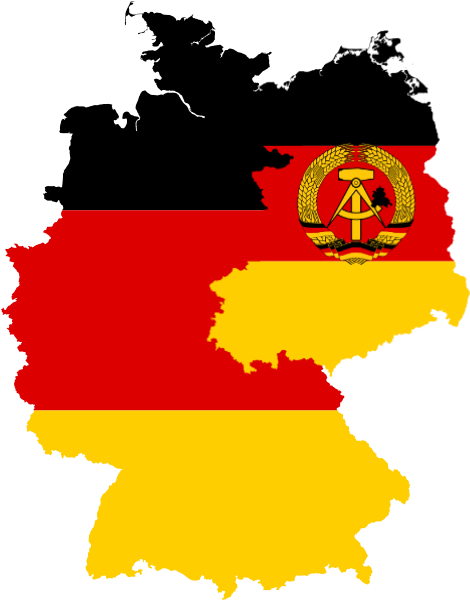 Fileeast & West Germany Flag Mappng Wikimedia Commons - República Federal Da Alemanha (504x600)