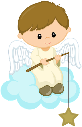 Fadas, Anjos Gnomos E Etc - Christening Angel Png (286x442)