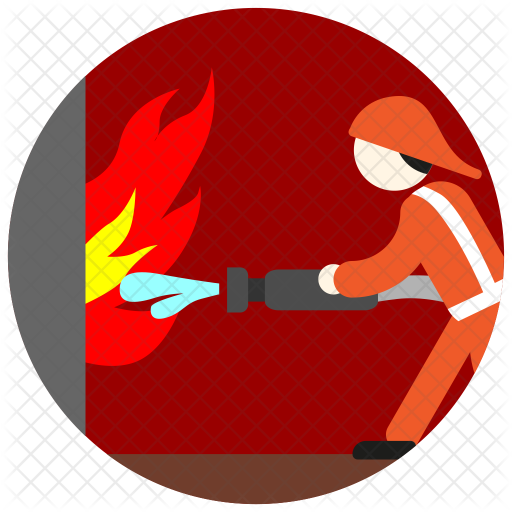 Firefighter Icon - Illustration (512x512)