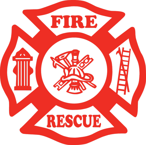 Fire Department Logo Decal Usamm - Fire And Emt Logo (500x497)