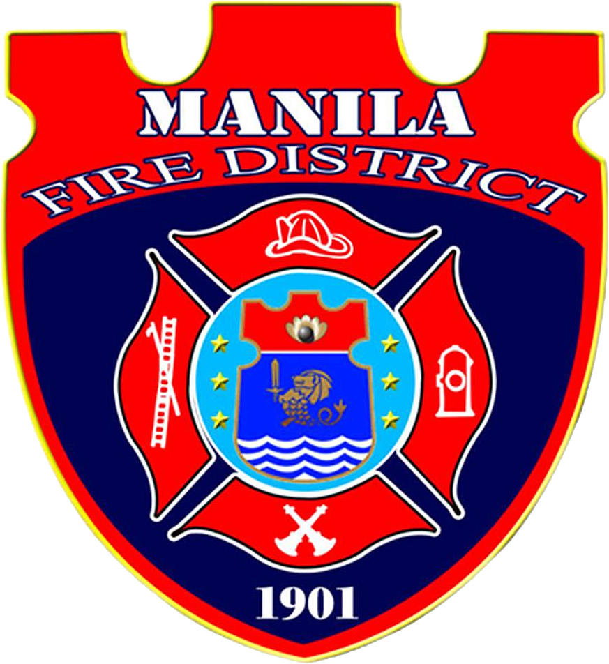Fire Department Logo 28, - Manila Fire District Logo (873x952)