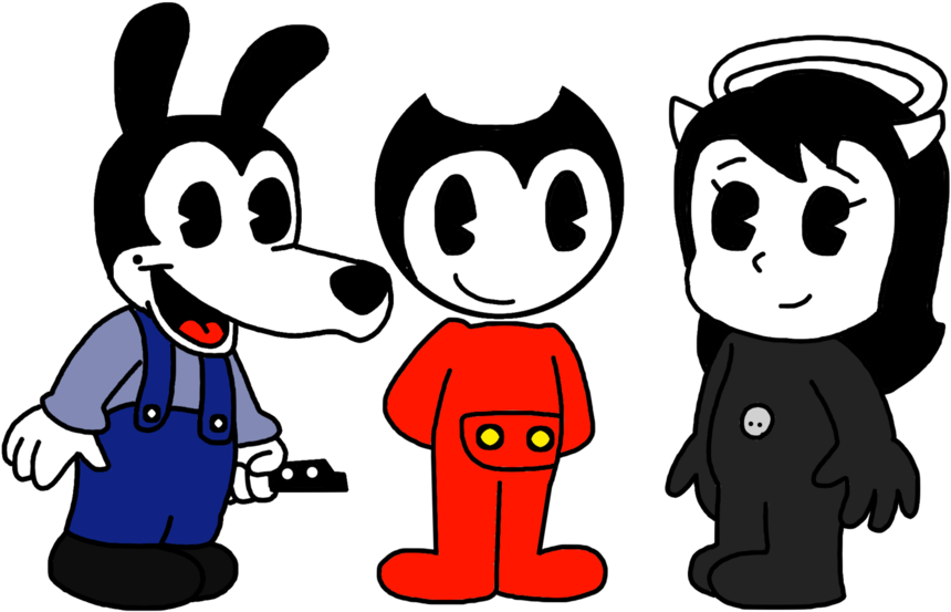 Baby Bendy, Baby Boris And Baby Alice Angel By Marcospower1996 - Cartoon (894x894)
