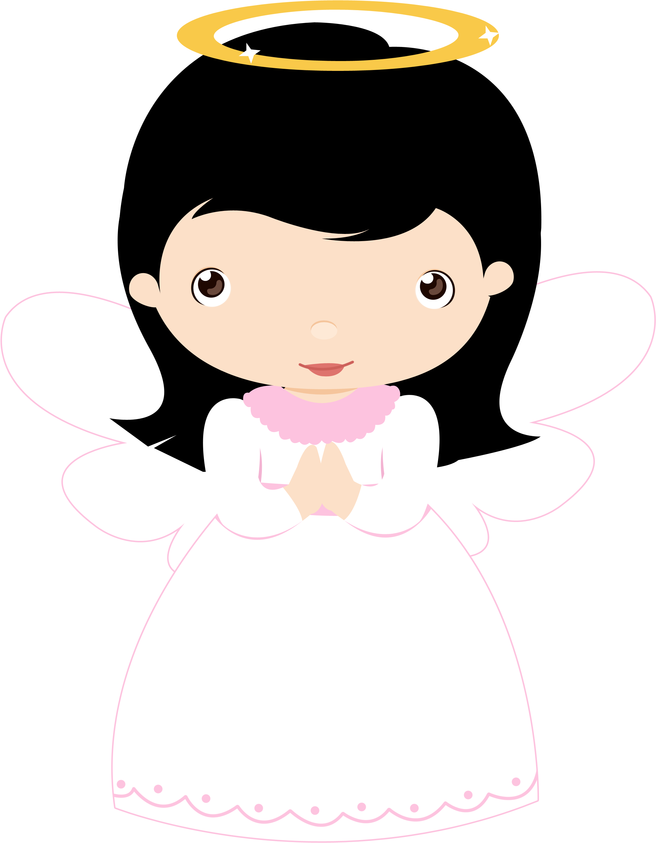 Little Angels - Topo De Bolo Para Batizado Para Imprimir (2352x3072)