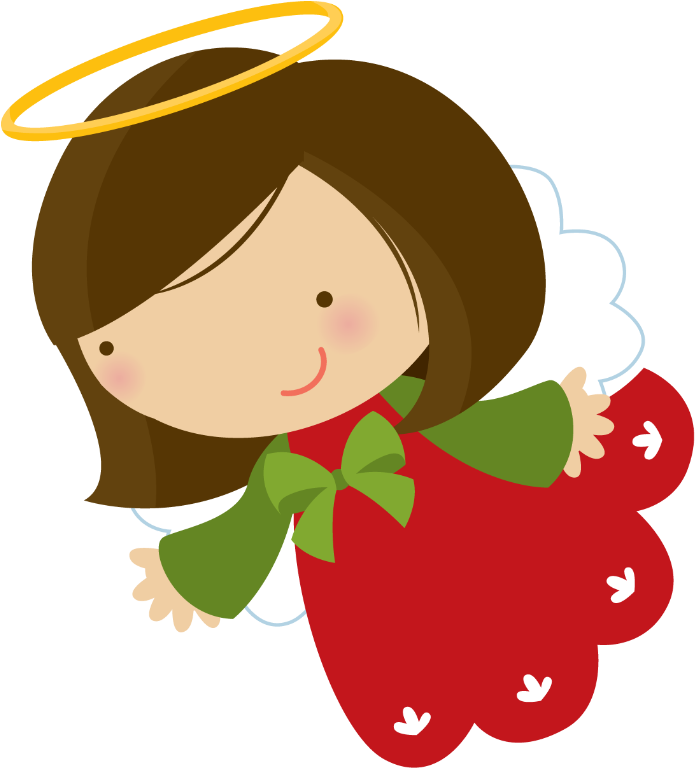 Christmas Angel Cliparts - Cute Christmas Angel Clipart (1024x1024)