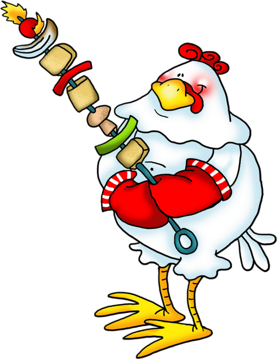 Barbecue Grill Barbecue Chicken Kebab Clip Art - Barbecue Grill Barbecue Chicken Kebab Clip Art (540x700)