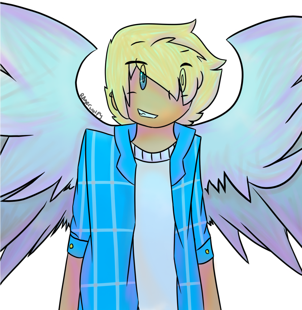 Mcd/ms] Angel Garroth By Ragerwolfy - Drawing (1024x1161)
