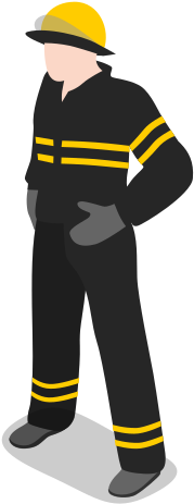 Fireman, People, Avatar Icon - Firefighter (341x512)