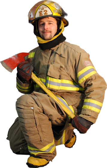 Firefighter Png - Fire Fighter No Background (358x560)