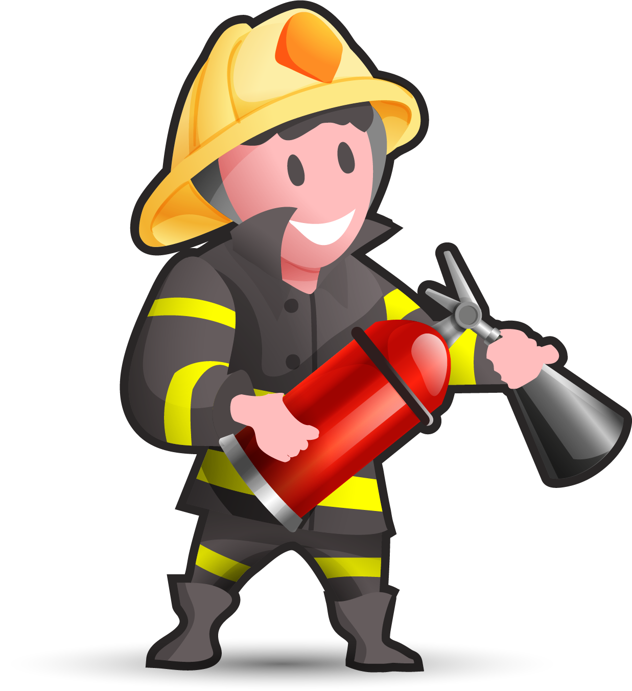 Vector Painted Firefighters - Firefighters Png (1237x1351)