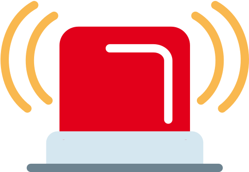 Pin Fire Alarm Clipart - Emergency Alarm Png (512x512)