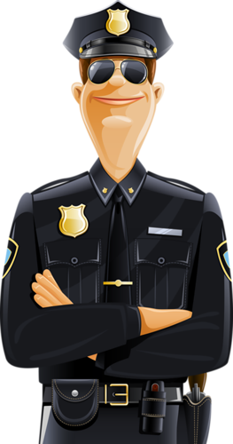 090010 1419400810 - Police Officer Cartoon Png (263x500)
