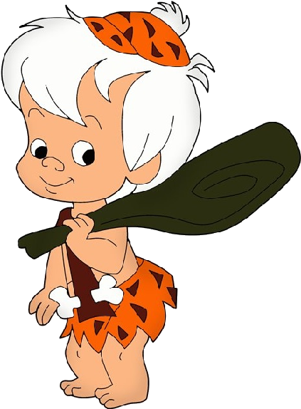 Flintstones Funny Cartoon Clip Art Images - Pebbles Y Bam Bam Png (600x600)