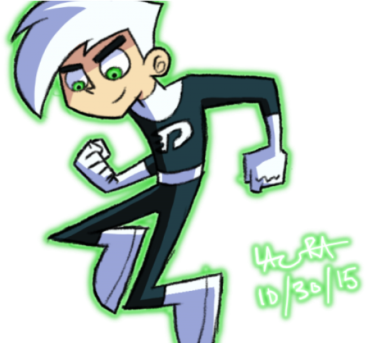 Fallen Angel Clipart Danny Phantom - Cartoon (640x480)
