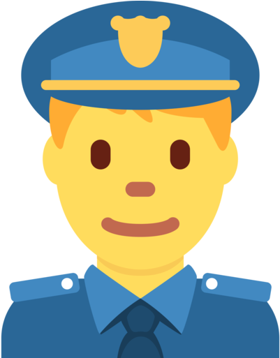 Policial Emoji - Emoji Policia (512x512)