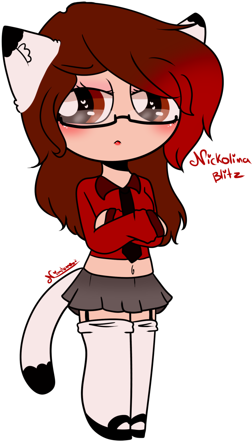 Blitz By Nini The Angel Kitty - Cartoon (1024x1477)