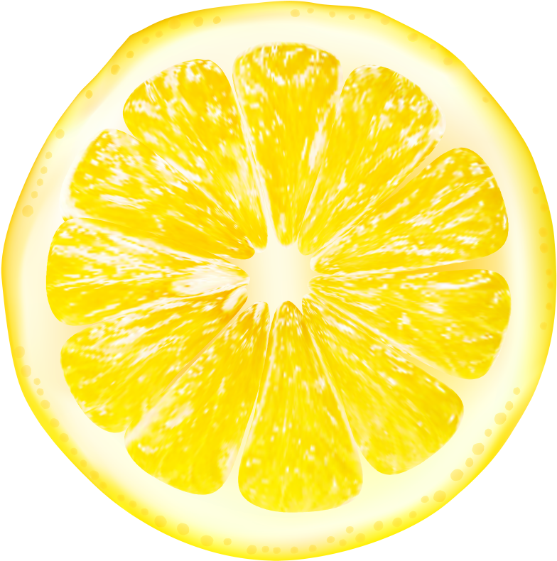 Pin Lemon Slice Clip Art - Orange (795x800)