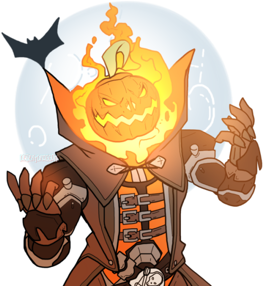 Pin By Jack Havemann On Artwork - Reaper Pumpkin Fan Art (540x597)