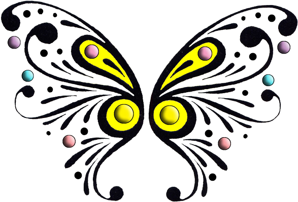 Butterfly Tattoos For Women, Feather Tattoo Design, - Tattoo (600x423)