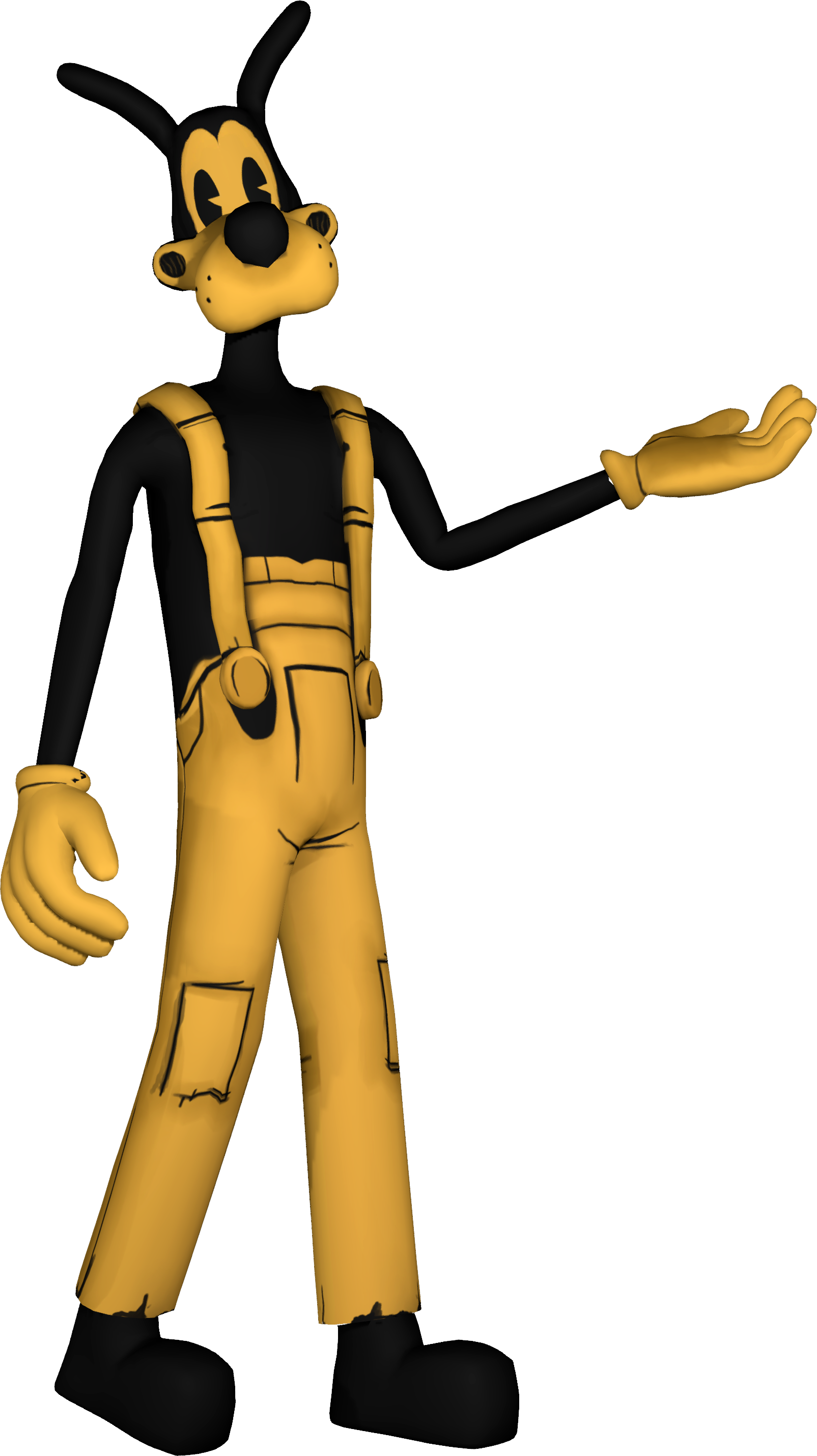 Boris The Wolf - Bendy And The Ink Machine Boris Clone (674x1200)