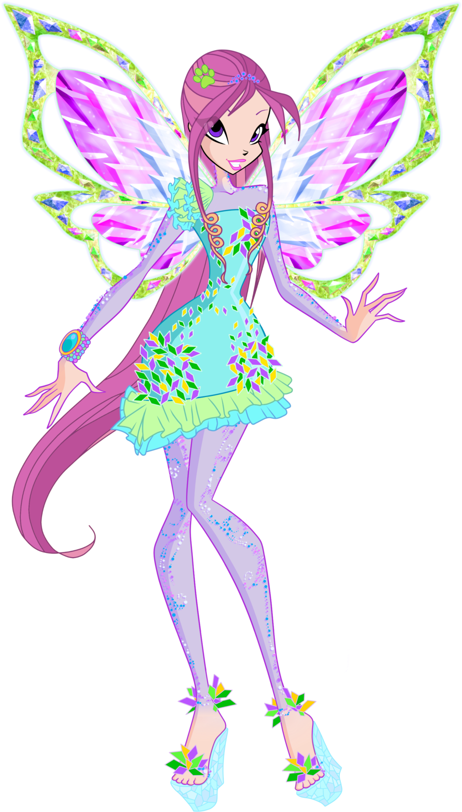 Roxy Tynix Concept By Winx Rainbow Love - Winx Club Roxy Tynix (1024x1763)