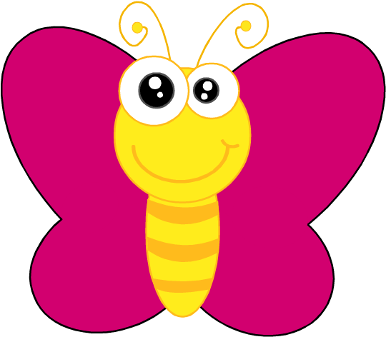 Draw A Four Circle To Make The Butterfly Eyes Aqueous - Cartoon (558x490)