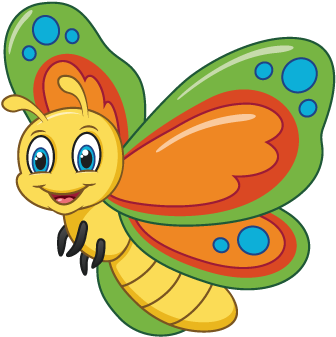 Caterpillars And Butterflies Are A Beautiful And Fascinating - Caterpillar To Butterfly Cartoon (350x351)