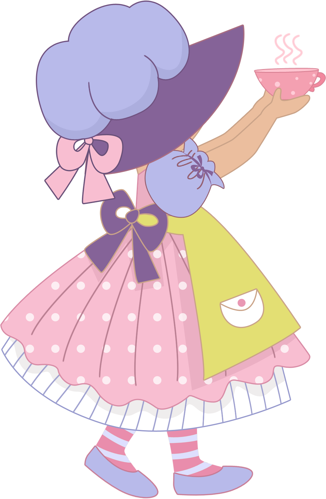 Girl Clipart, Sunbonnet Sue, Hand Quilting, Art Girl, - Paper (1500x2100)