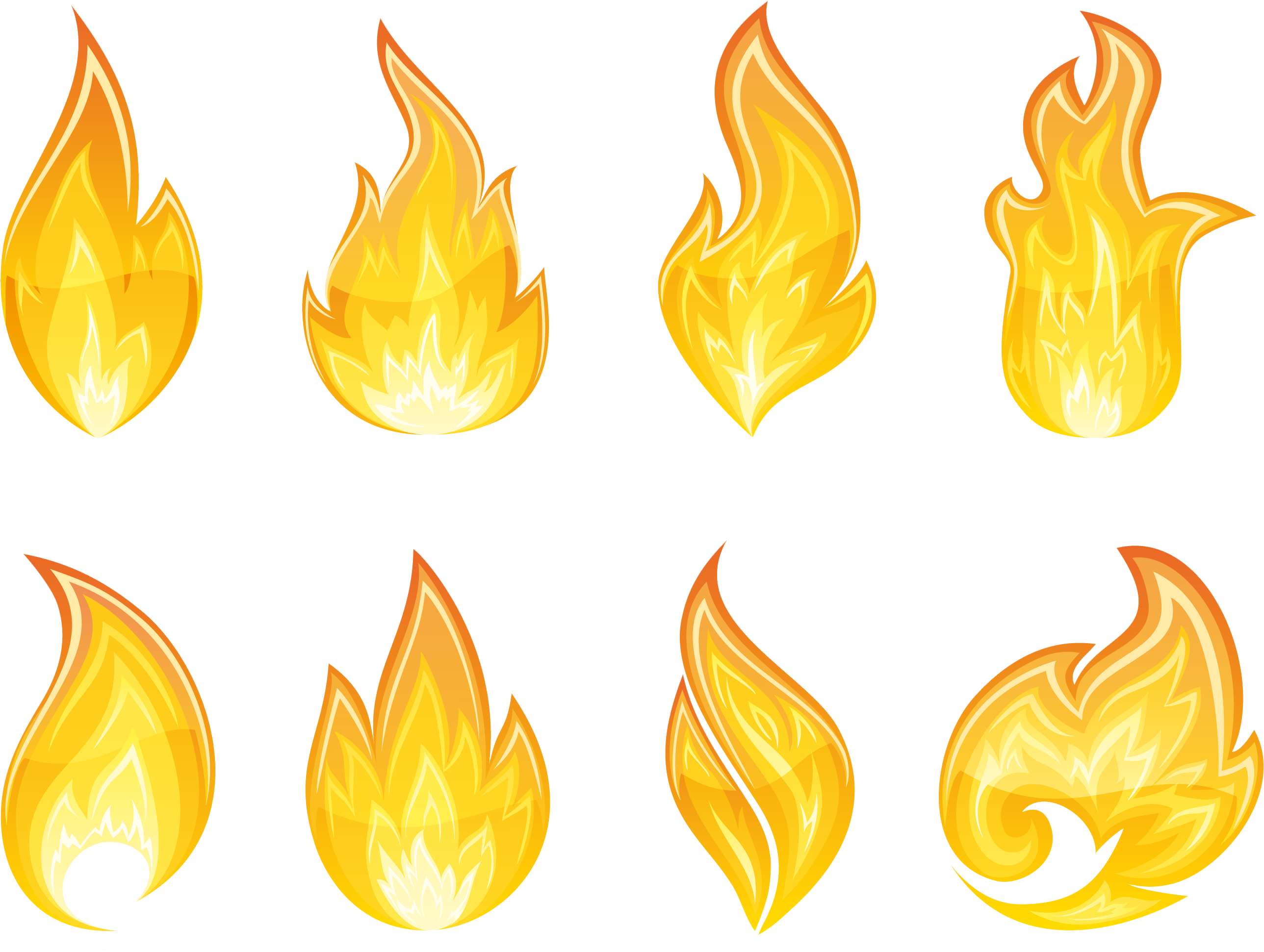 Free Flame Clipart Clipartfox - Fire Illustration (2773x2104)