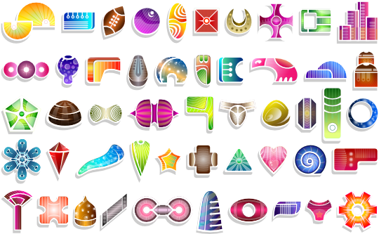 Abstract Shapes Patterns Scalable Vector Graphics Svg - Abstract Shapes (555x348)