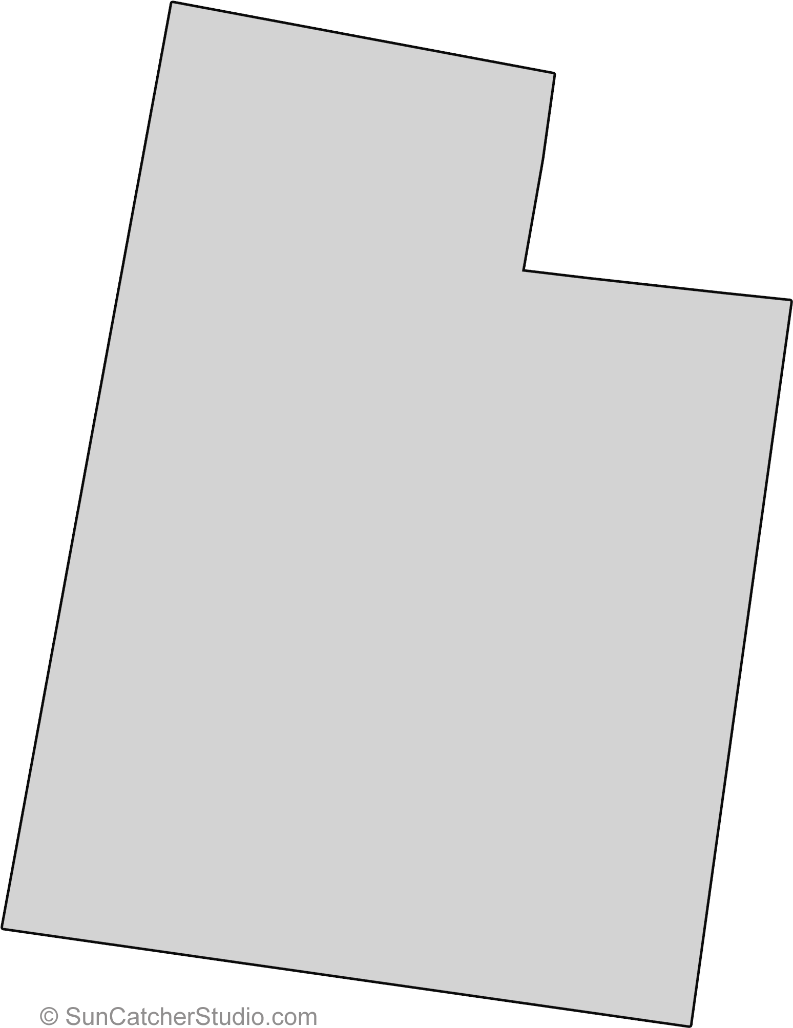 Utah State Quilt Scroll Saw Pattern Outline Clip Art - Scroll Saw (1608x2046)