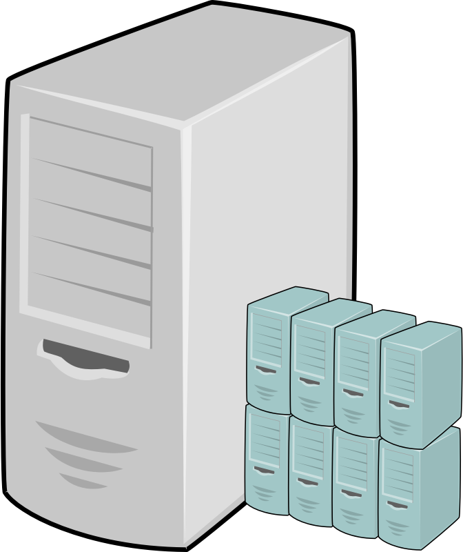 Virtual Machine Host Vector Clip Art - Virtual Machine Host (672x800)