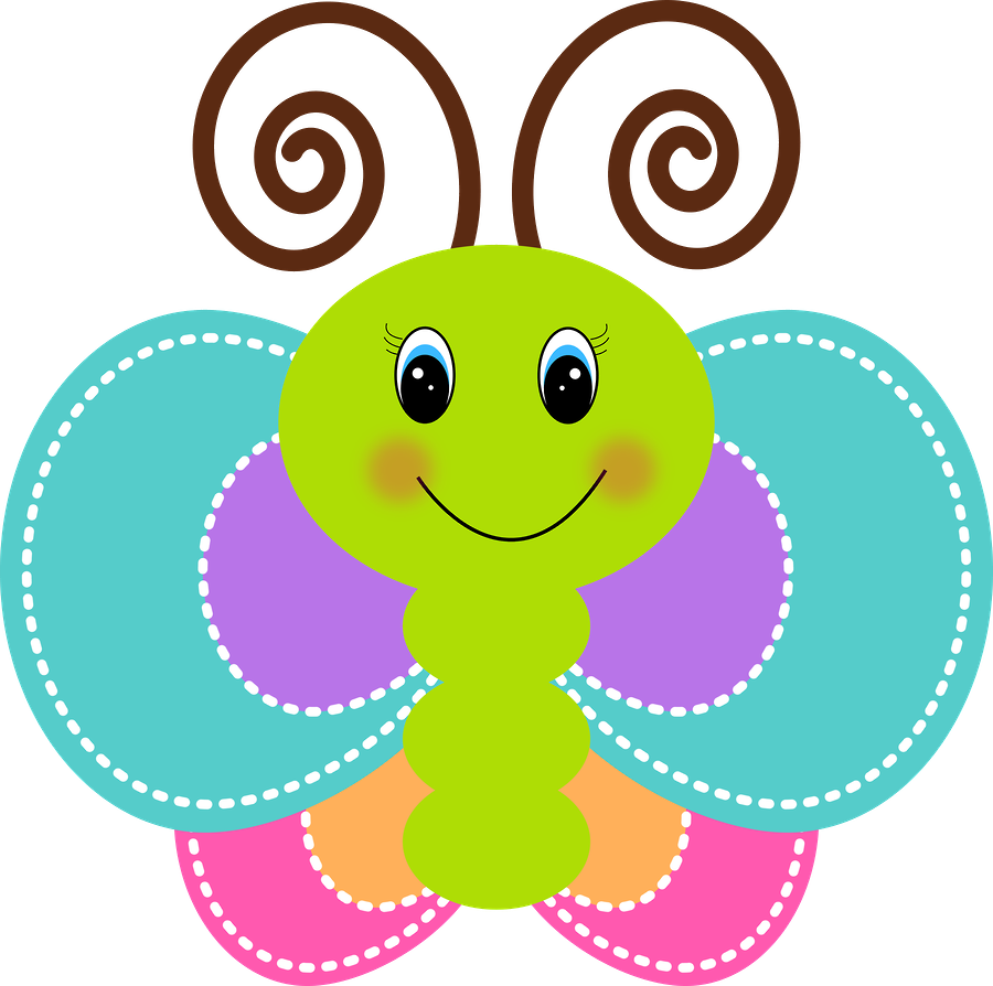 Butterfly Clip Artquiet - Mariposa Clipart (900x894)