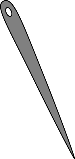Sewing Needle Clip Art - Sewing Needle Clip Art (261x550)