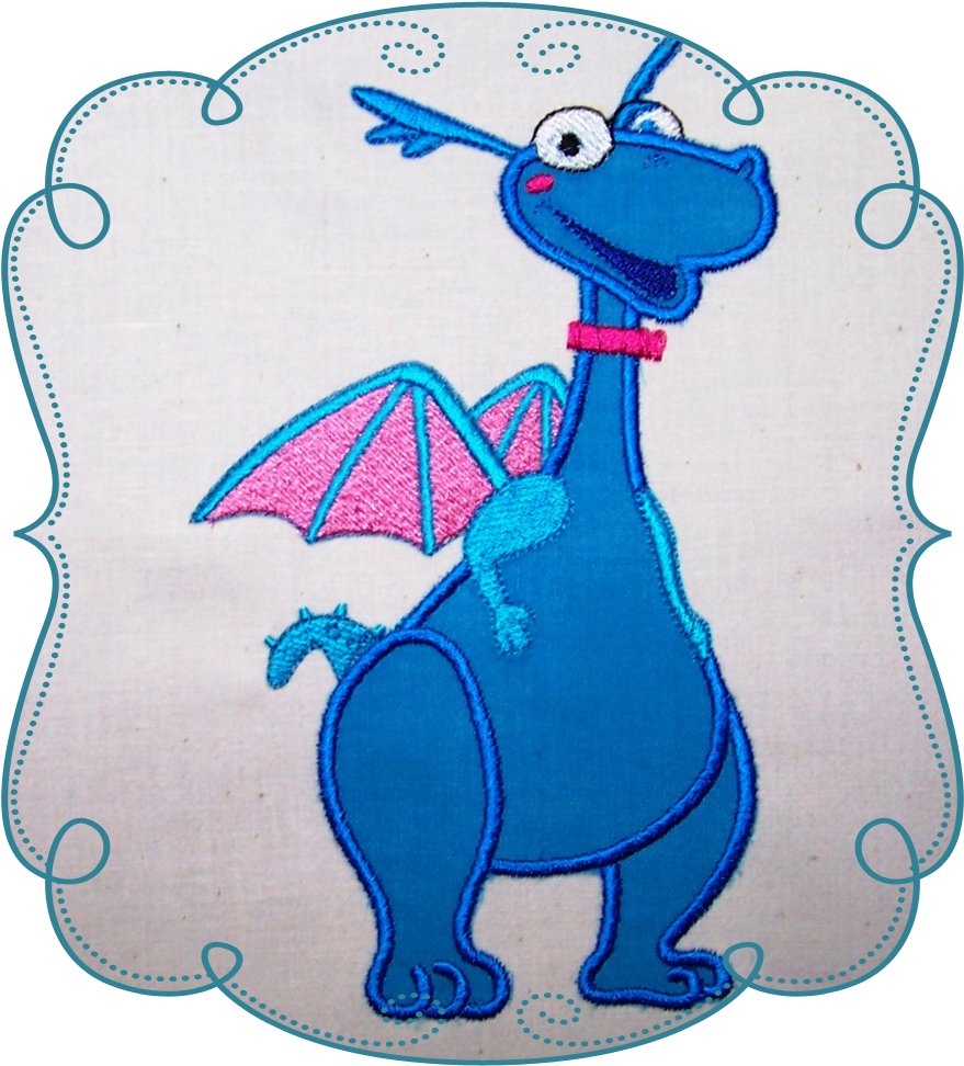 Stuffy Applique Machine Embroidery Design Pattern-instant - Wall Decal (1000x1000)