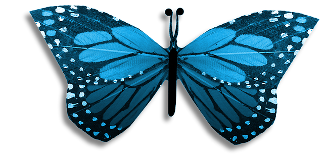 Blue Butterfly Images 24, Buy Clip Art - Valentines Butterfly (723x720)