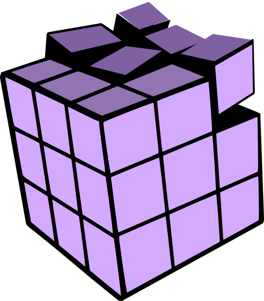 Rubiks Cube 3d Clip Art - Rubik's Cube (522x594)