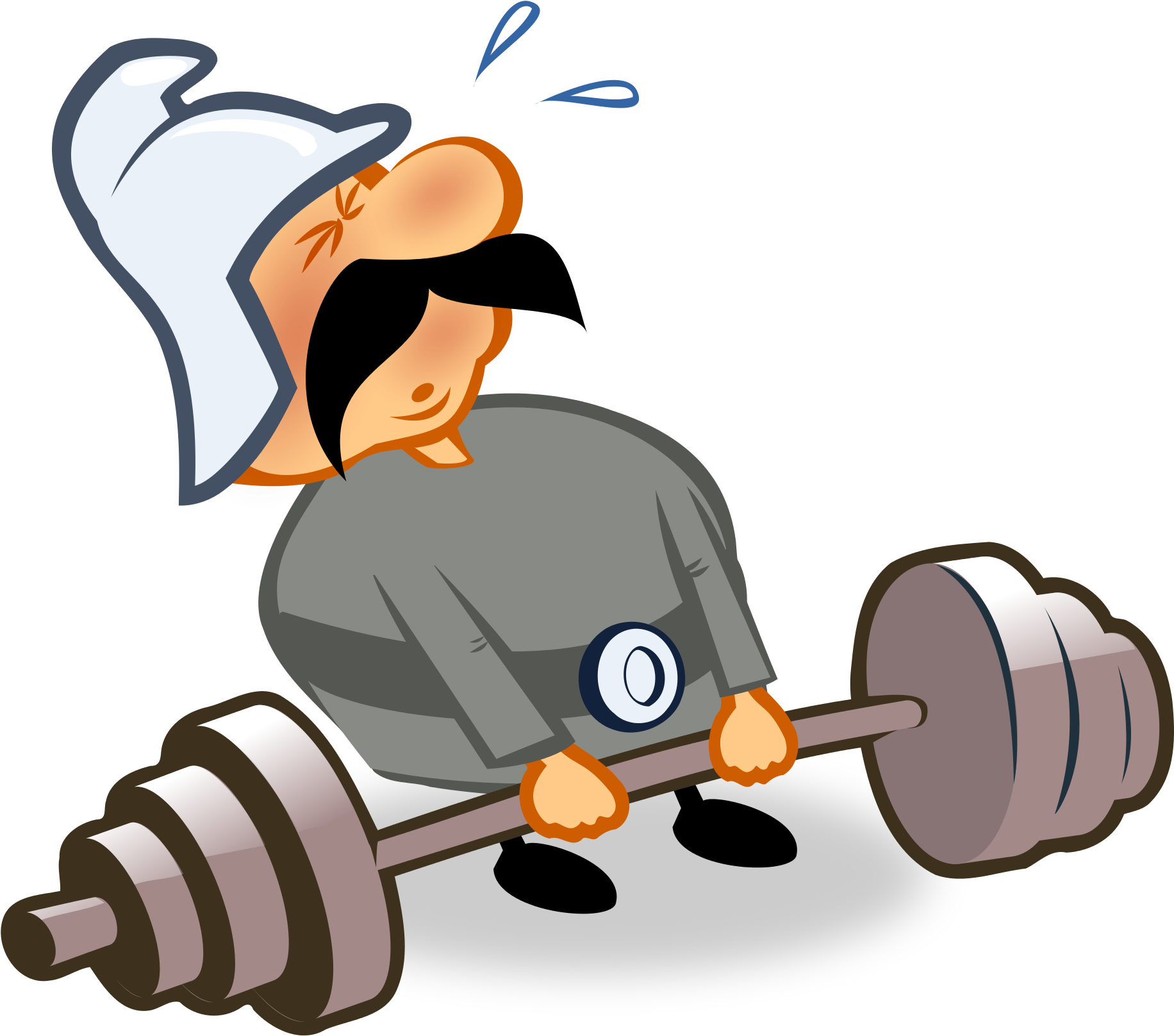 Fireman Cartoon Image 25, Buy Clip Art - Strongman Png (2000x1761)