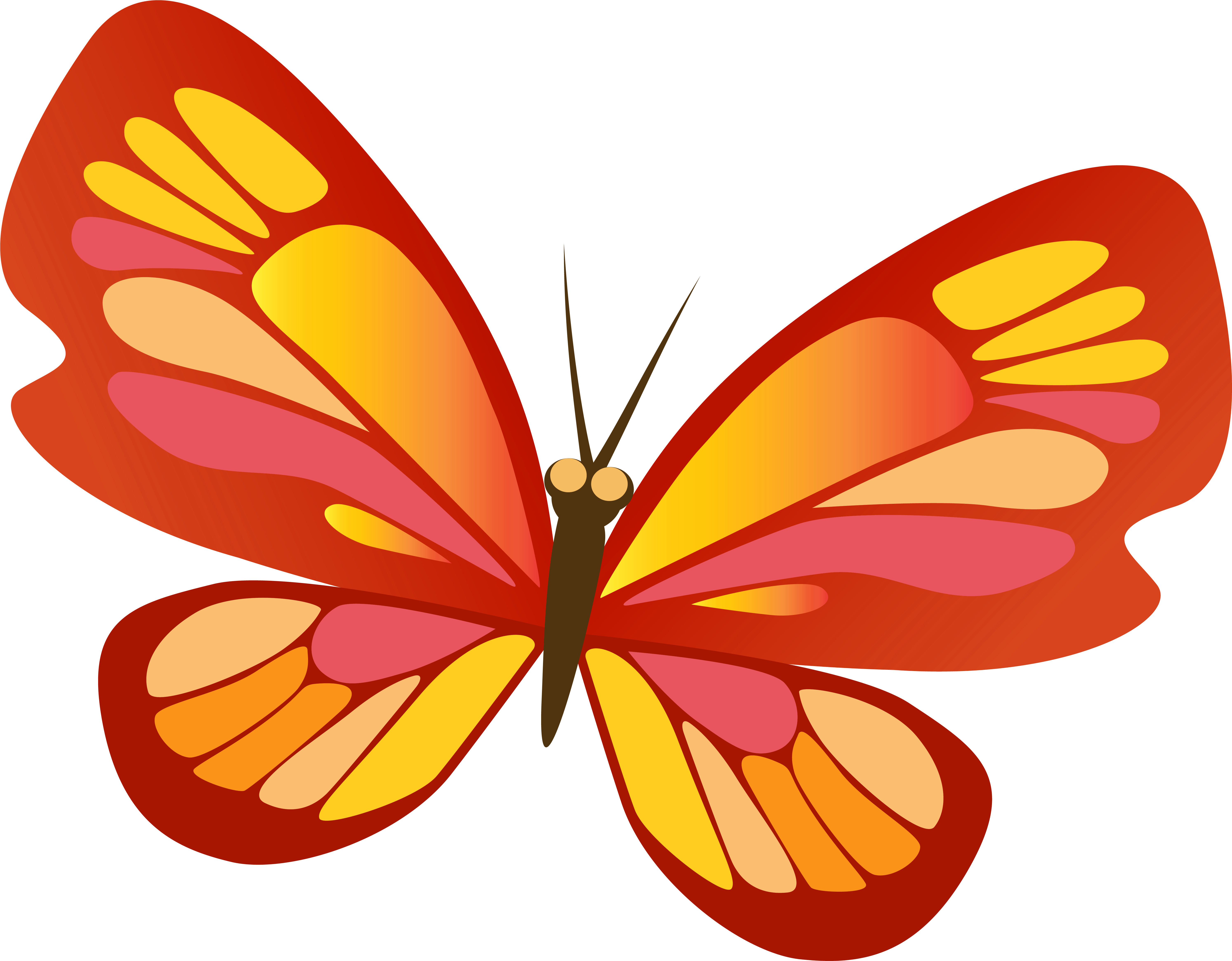 Butterfly Insect Clip Art - Butterfly Insect Clip Art (6249x4913)