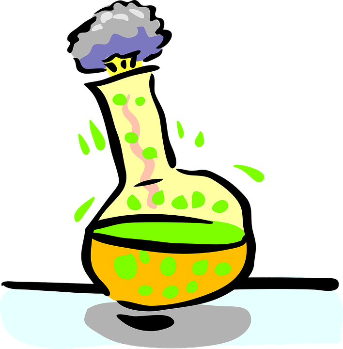 Science Clipart Chemical Reaction - Experiments Clipart (708x720)