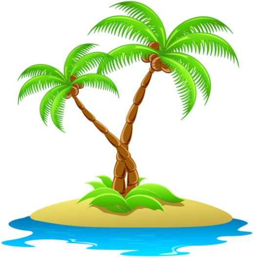 Árvores Coqueiro 7 Png - Coconut Tree Clipart Png (591x561)