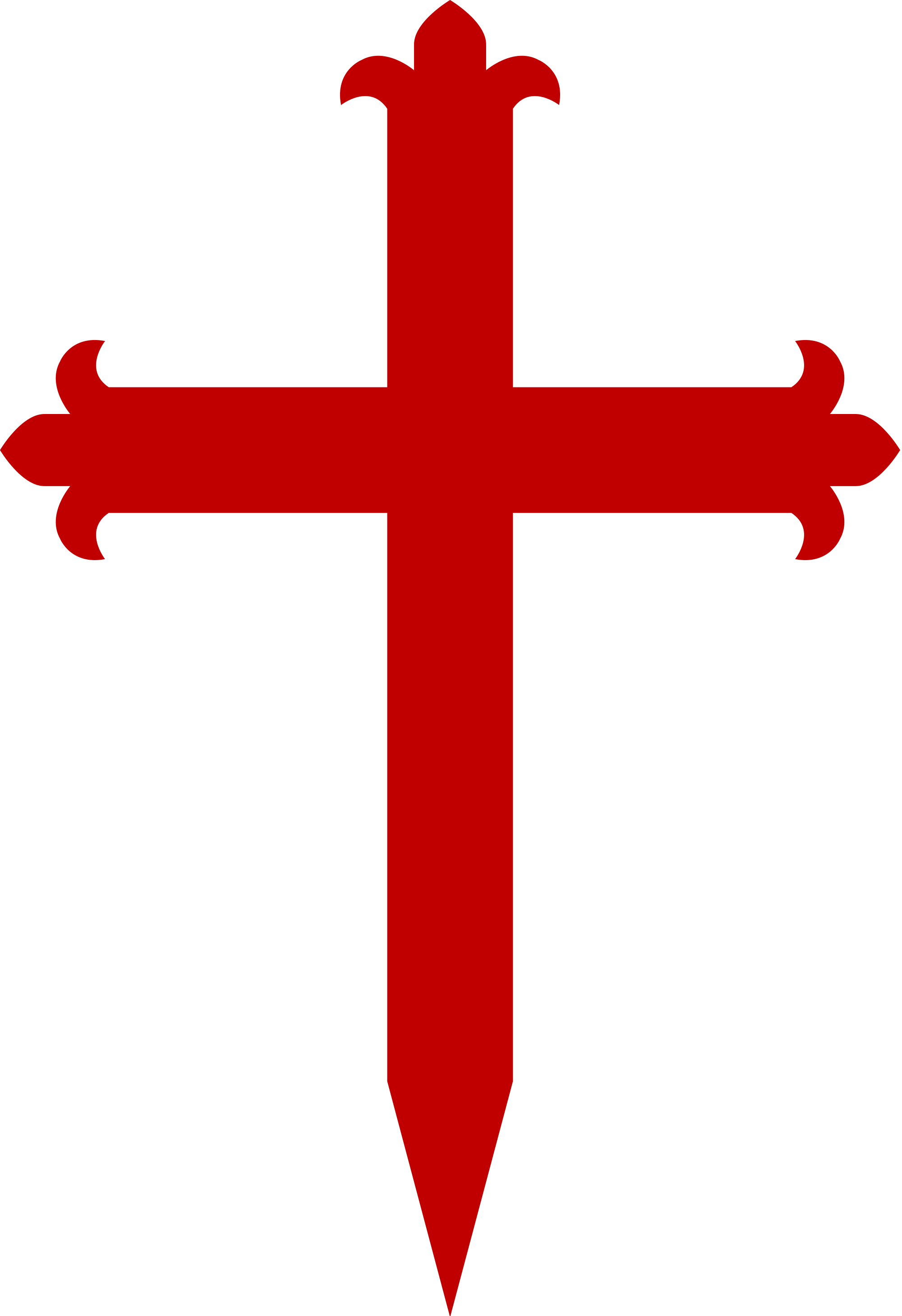 Religious Anchor Cliparts 14, Buy Clip Art - Krzyż Świętego Jakuba (2000x2918)