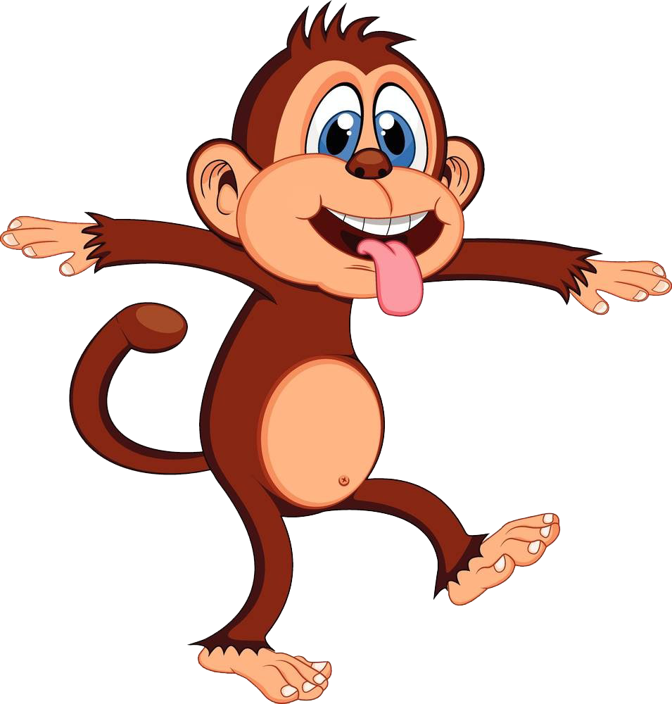 Monkey Animation Cartoon Clip Art - Naughty Monkey Cartoon (955x1000)